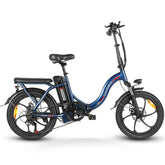 SAMEBIKE CY20-IT Electric Bike - 350W Motor 36V13AH Battery 35KM Range Mechanical Disc Brakes - Dark Blue